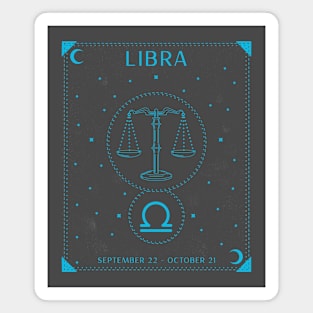 Libra Scales Astrology V2 Magnet